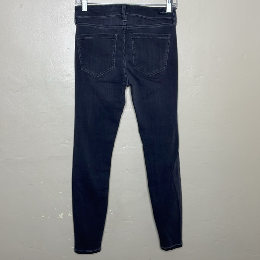 LIVERPOOL Jeans Charcoal THE SKINNY Stretchy 5 Pocket Style Size 2